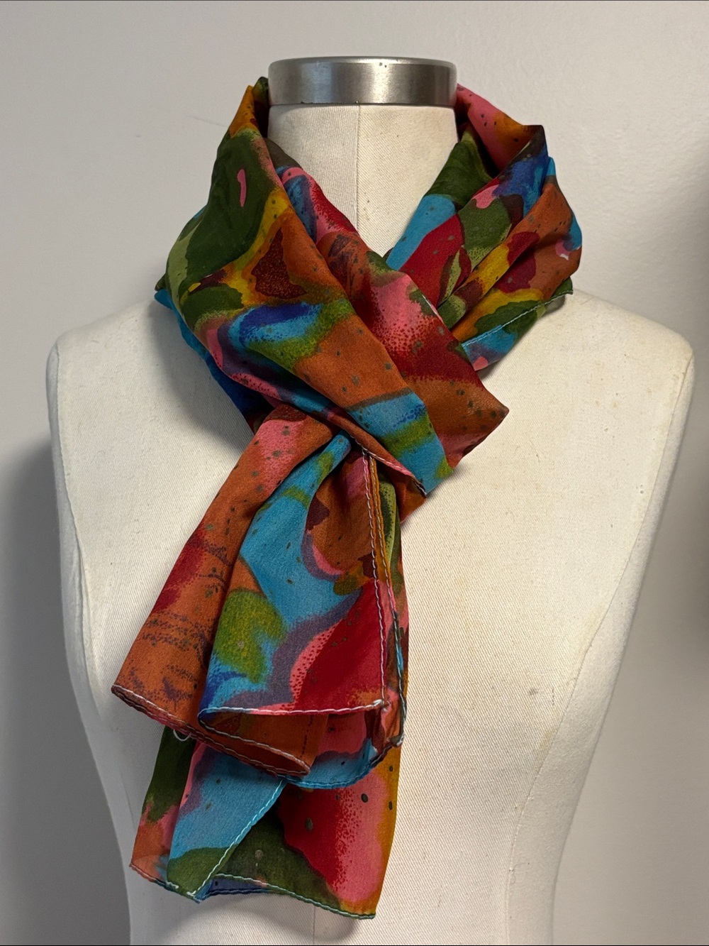 Glentex vintage floral scarf